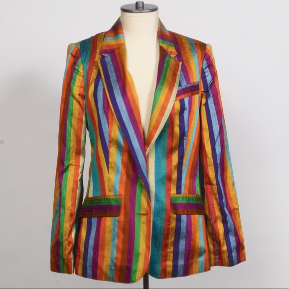 Vintage Jackets & Blazers - The Multicolour Masterpiece Blazer